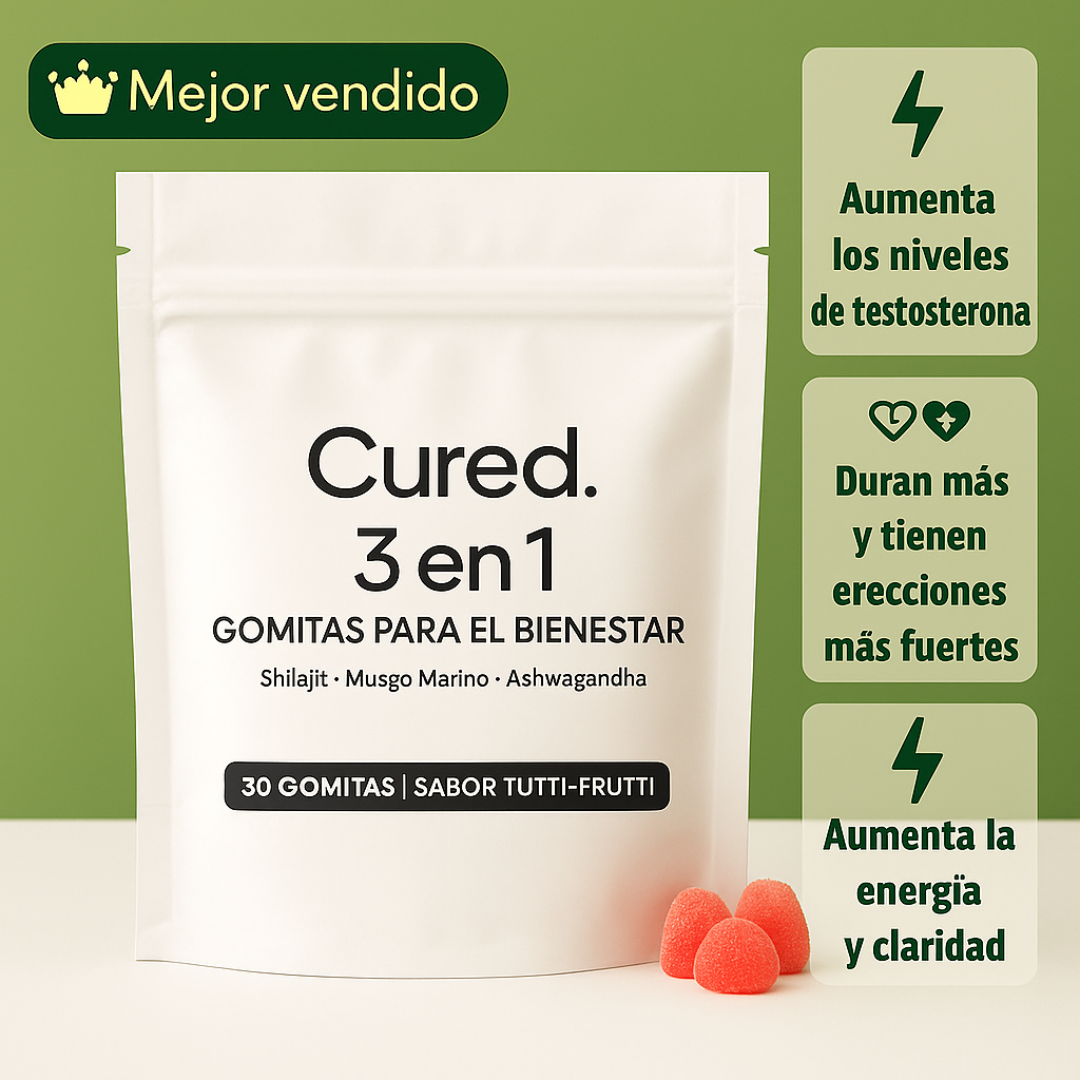 Gomitas de bienestar 3 en 1