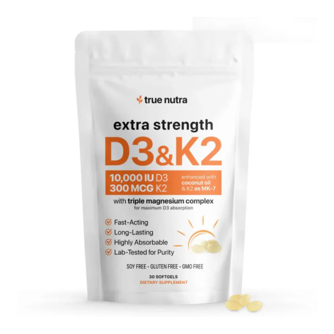 Capsulas Blandas de Vitamina D3 y K2
