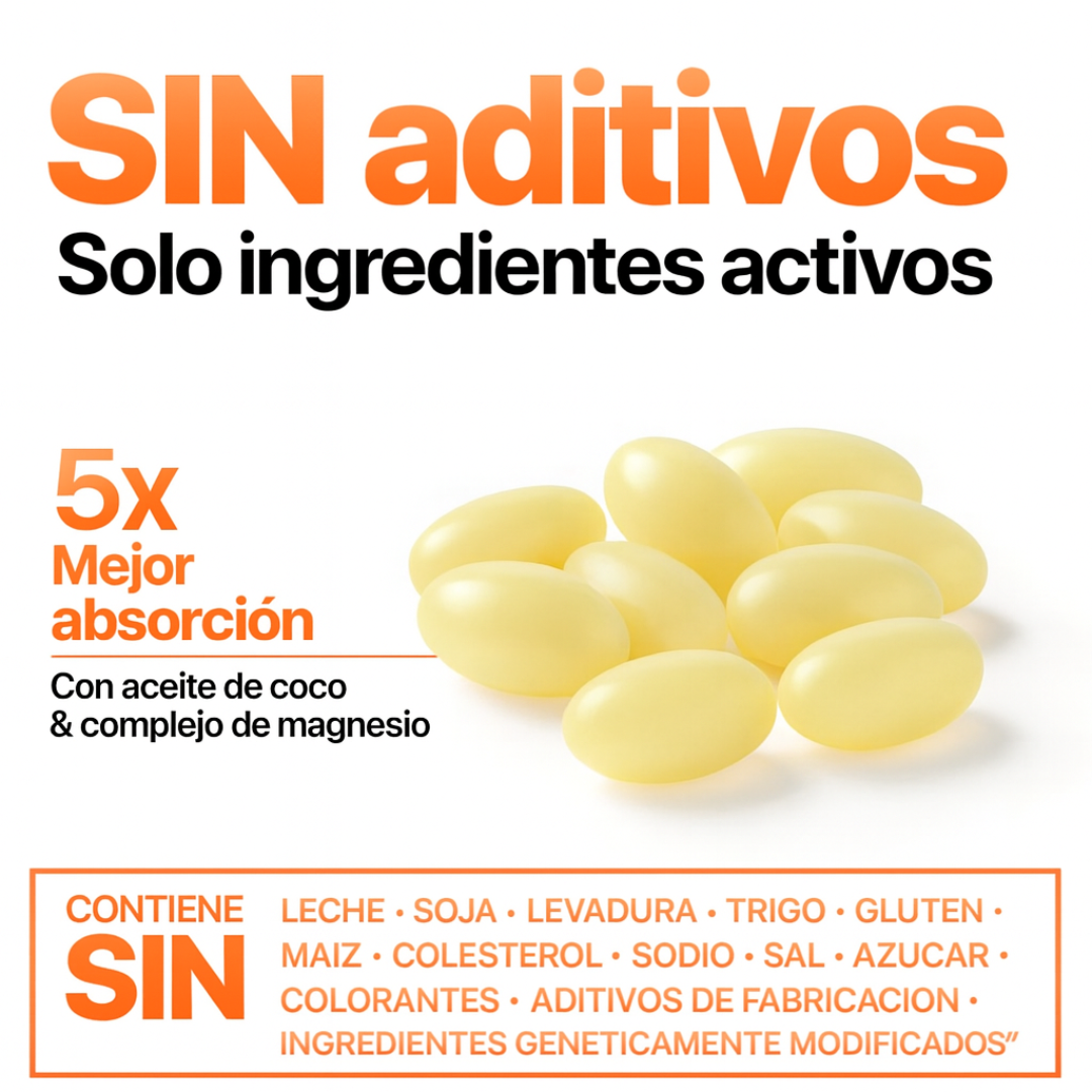 Capsulas Blandas de Vitamina D3 y K2