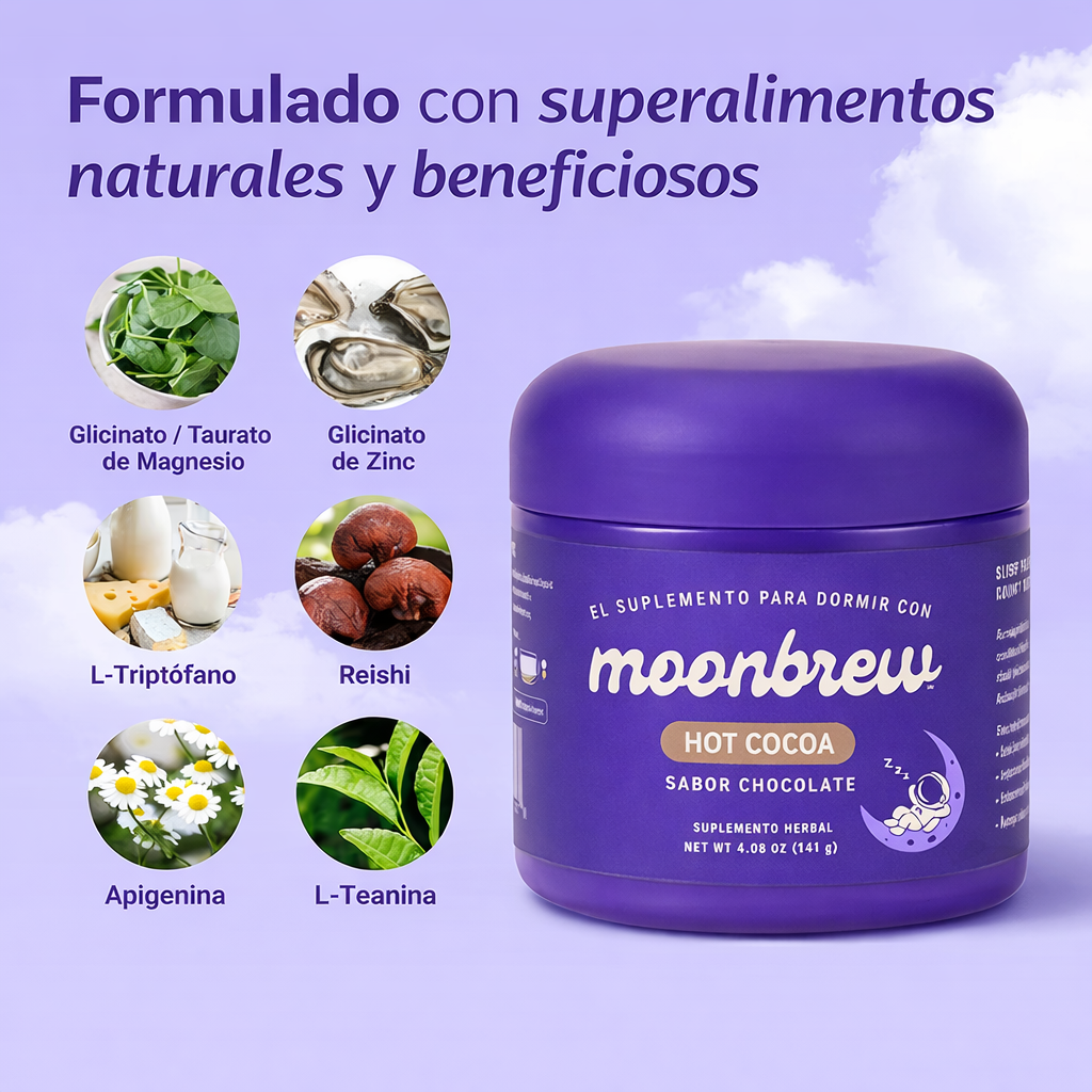 Polvo para ayudar a dormir con magnesio